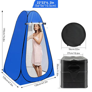 All in One Portable Toilet and Privacy Tent