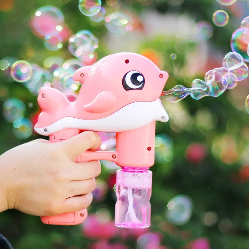 Colorful Bubble Magic  Electric Soap Dispenser for Outdoor Play