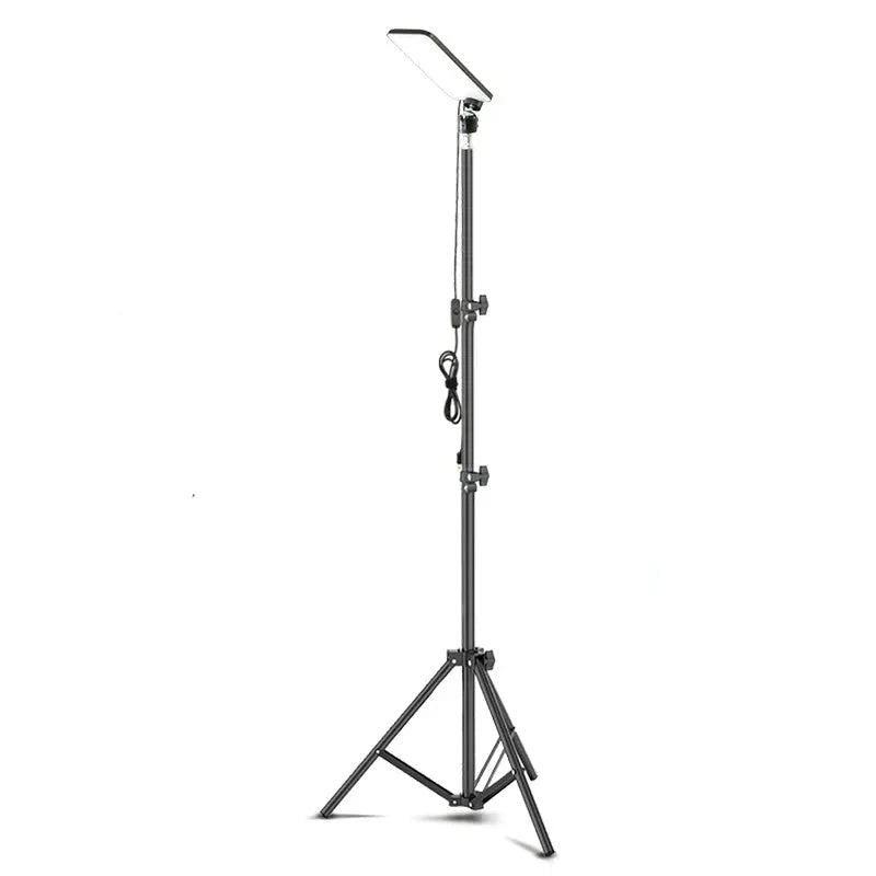 USB Rechargeable Outdoor Spotlight, Telescopic Pole