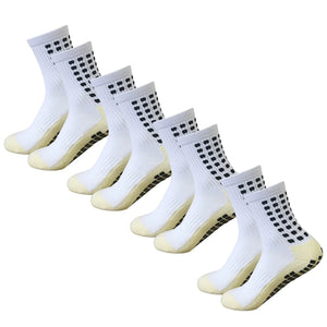 4 Pack Men s Anti Slip Soccer Socks