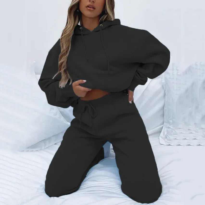 Cozy and Stylish  2 Piece Tracksuit Set