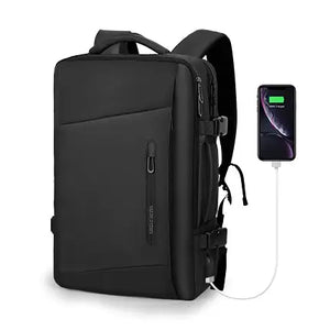 Men's Business Travel Backpack 17" Laptop, 40L Expandable, Carry-on