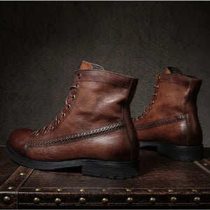 Timeless Style: Retro Men's Ankle Boots