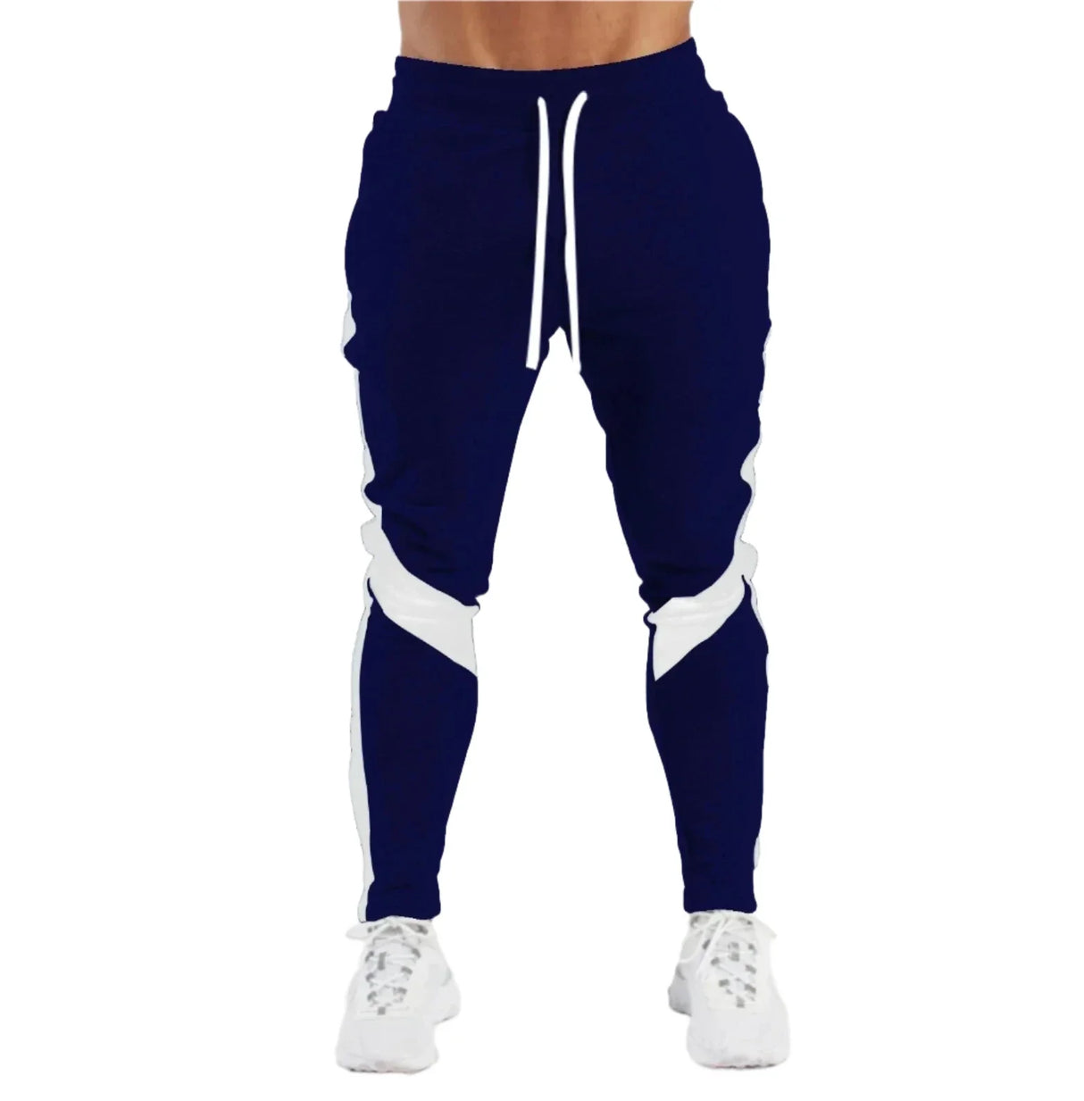 Men's Micro Elastic Joggers with Spliced Cuffs