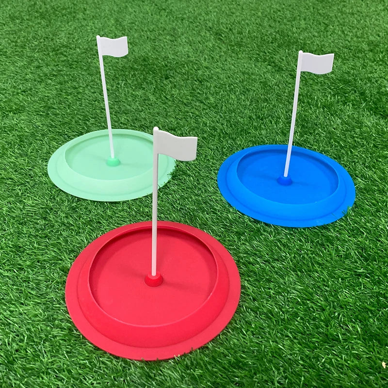 All-Direction Soft Rubber Putting Cup with Target Flag