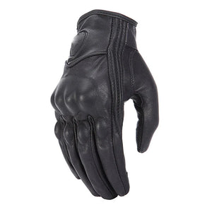 Retro Real Leather Gloves