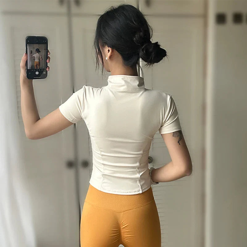 Breathable Supportive Workout Shirts for Women