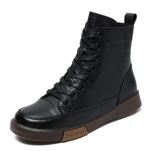 Crafted for Comfort DRKANOL Leather Ankle Boots