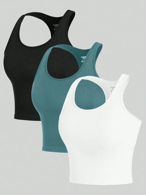 Breathable  Seamless Yoga Tanks for Women