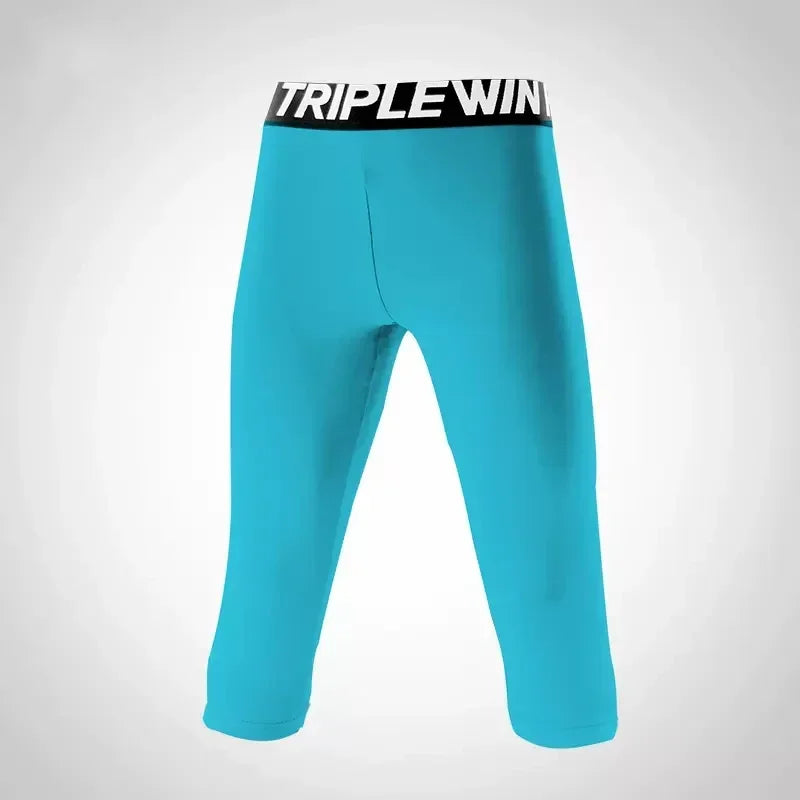 Kids Boy Girl Capri Running Tights Pants