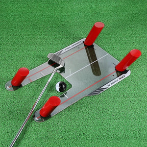 Perfect Your Swing  Golf Training Mirror with Speed Rods