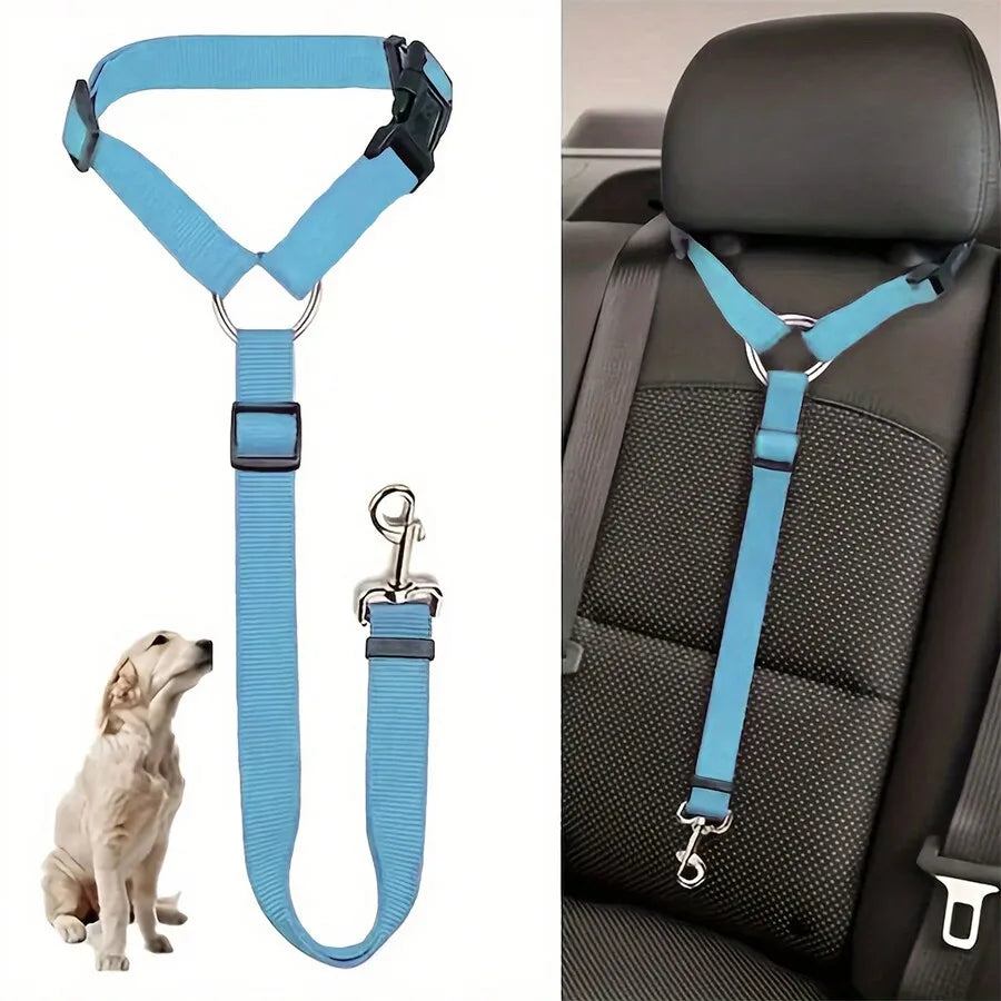 1pc Pet Car Belt, Dog Cat Car Leash, Retractable Backseat Pet Tether, Keep Your Dogr! Dog Outing Dog Stuff Dog Car Seat Car