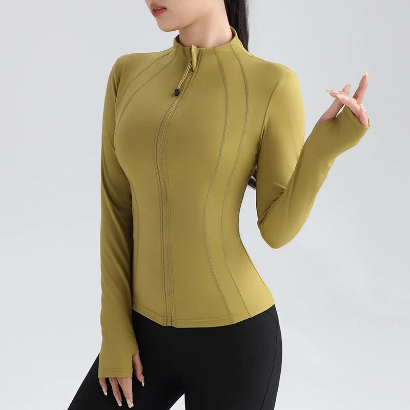 Women's Full Zip Yoga Jacket