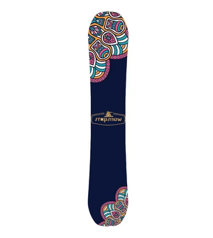 Kids' Snowboard  Poplar Wood & Fiberglass