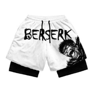 Anime Inspired 2-in-1 Running Shorts for Men