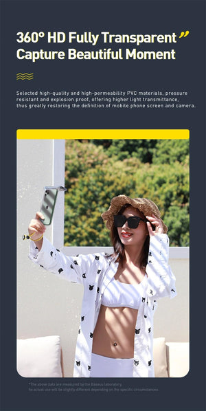 Unique Soft Waterproof Phone Case 7.2inch IPX8 Waterproof Phone Bag For iPhone 13  Waterproof Pouch Diving Surfing Phone Bag Case Cover Adjustable Rope Phone Case