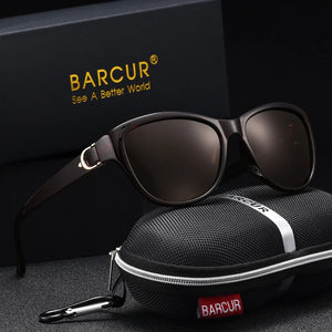 BARCUR Polarized Men’s Fashion Sunglasses – Elliptical Gradient TAC Lens with UV400 Protection – Lightweight Stainless Steel Frame Stylish Summer Eyewear for Travel Driving & Outdoor Gift Occasions