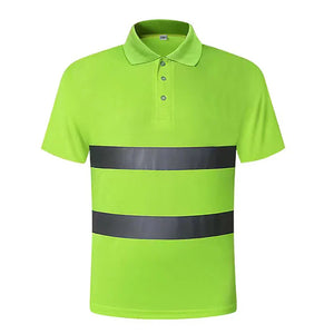 Men's Safety Vest Reflective  Fluorescent Yellow  Workwear