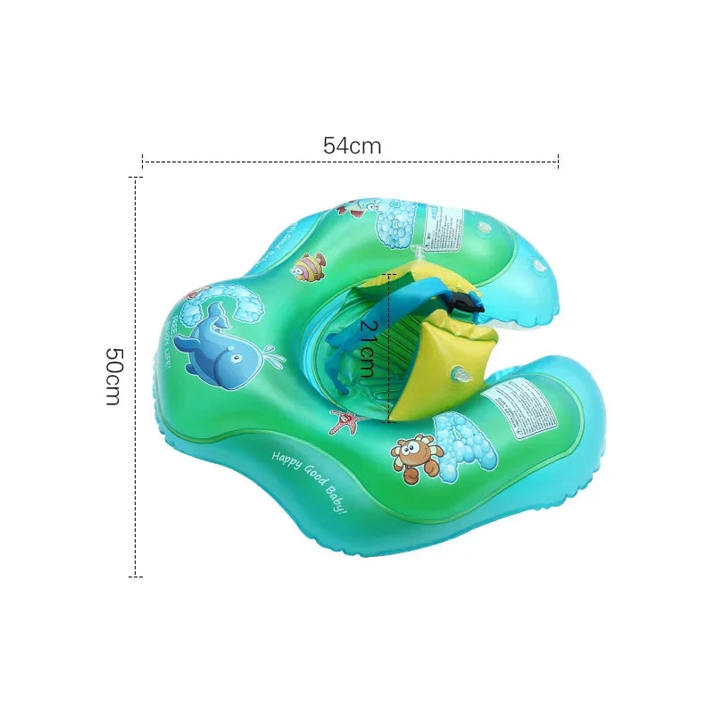 Colorful Swim Ring with Safety Features for Kids' Pool Parties