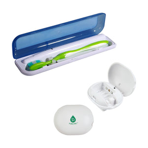 Pursonic UV Toothbrush Sanitizer & Portable Toothbrush Sterilizer Bundle – Dual Protection for a Cleaner Smile Anywhere by Pursonic