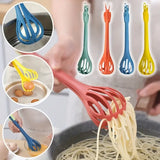 3-in-1 Egg Beater Milk Mixer Noodle Tongs Baking Tool