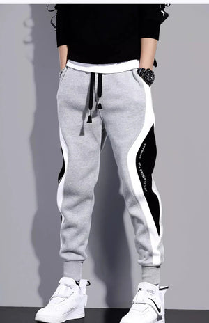 Men's Spring Autumn Patchwork Training Leggings