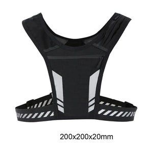 Reflective Running Vest with Phone Pocket