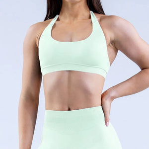 Seamless, Open Back Fitness Bra
