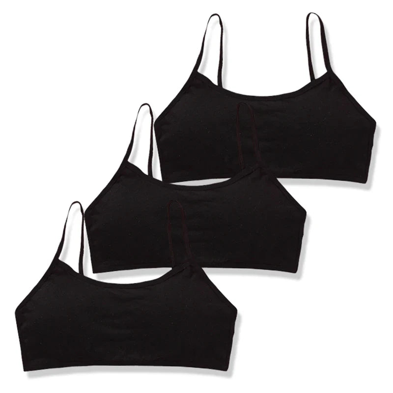 Student Bra Soft Children Sport Vest Girls Teenager
