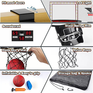 Interactive Basketball Hoop Set for Little Ones