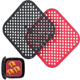 Square Non-Stick Silicone Air Fryer Liners Heat Resistant Easy Clean