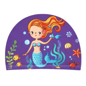Cartoon Animal Swim Caps for Kids
