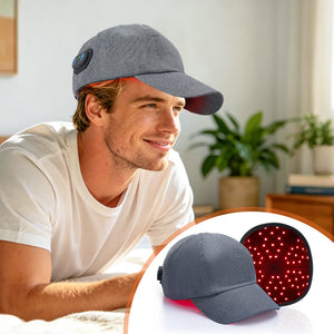 2026 Red Light Therapy Hair Growth Cap 660nm 850nm Near Infrared LED Hair Follicle Activator Anti Hair Loss Scalp Care Hat