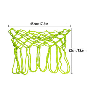 Glowing Basketball Net Solar-Powered, 12 Loops Standard Size