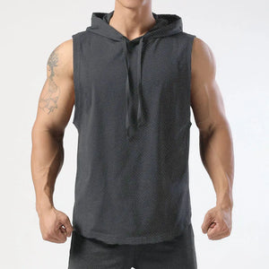 Sleevless Tees for Men Solid Colors