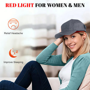 2026 Red Light Therapy Hair Growth Cap 660nm 850nm Near Infrared LED Hair Follicle Activator Anti Hair Loss Scalp Care Hat