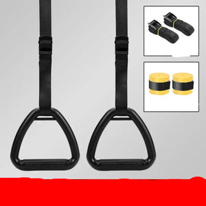 Professional-Grade Gymnastic Rings with Adjustable Straps