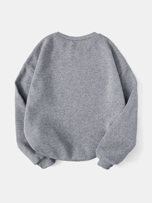 Cozy and Stylish Letter Print Sweatshirt