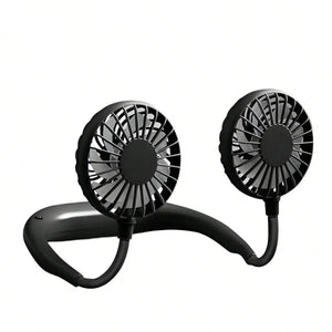Portable Neck Fan, Wearable Hands-Free Personal Fan, Essential Cooling Fan For Summer Home, Office, Outdoor, Sports, Beach, Camping, Travel, Holiday Travel