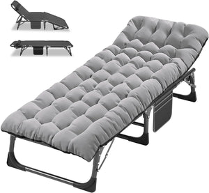 Comfortable Camping Cot with Durable Oxford Fabric