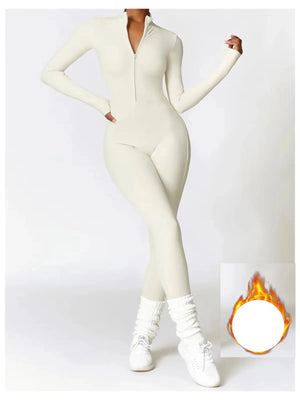 Winter Workout Wear  Cozy Jumpsuit