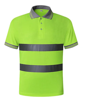 Men's Safety Vest Reflective  Fluorescent Yellow  Workwear