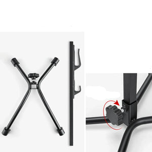Adjustable Folding Bike Repair Rack for Home Mechanics