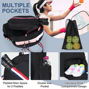 Adjustable Pickleball Paddle Backpack