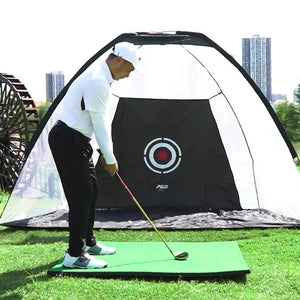 All-Weather Golf Practice Cage with Carry Bag