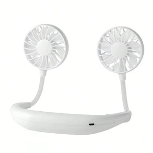 Portable Neck Fan, Wearable Hands-Free Personal Fan, Essential Cooling Fan For Summer Home, Office, Outdoor, Sports, Beach, Camping, Travel, Holiday Travel