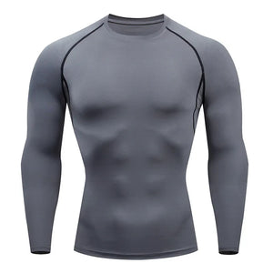 Men's Spring Autumn Long Sleeve Fitness Tee