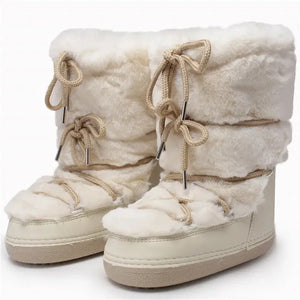 Stay Warm in Style  Winter Fur Boots