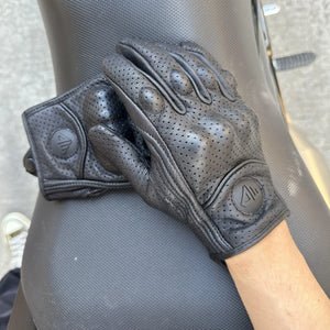 Leather Motorcycle Gloves Winter Touchscreen Protective
