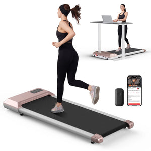 300lbs Home Treadmill: 2.5HP 2-in-1 Walking Pad & Running Machine